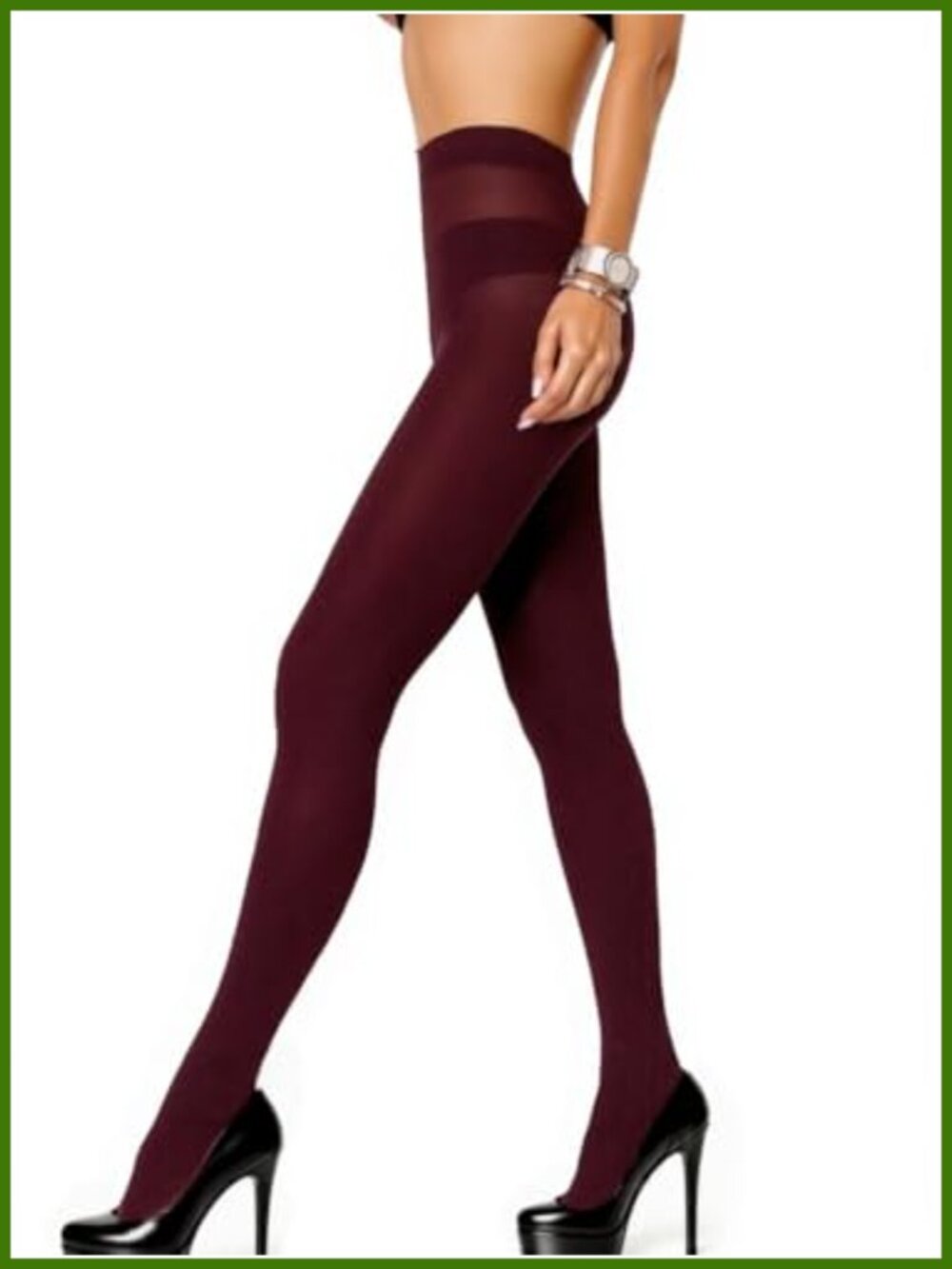 100 Denier Opaque Tights Soft Microfiber Warm Winter Hosiery